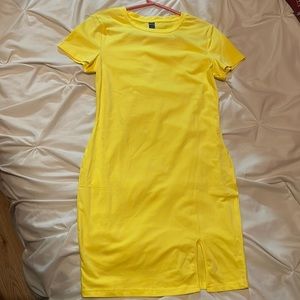 Yellow Mini Dress